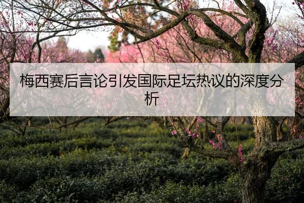 梅西赛后言论引发国际足坛热议的深度分析